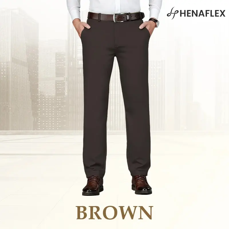 Men's High Stretch Straight Fit Pants