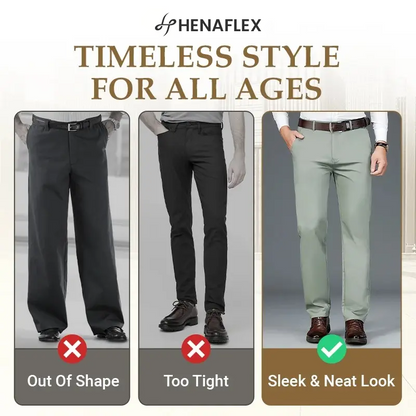Men's High Stretch Straight Fit Pants