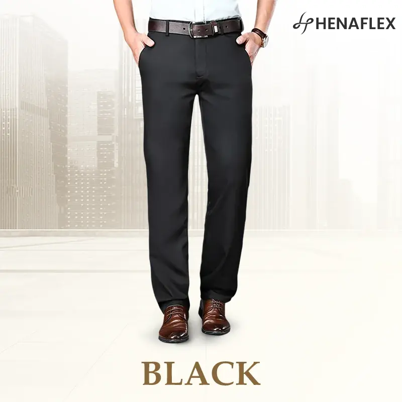 Men's High Stretch Straight Fit Pants
