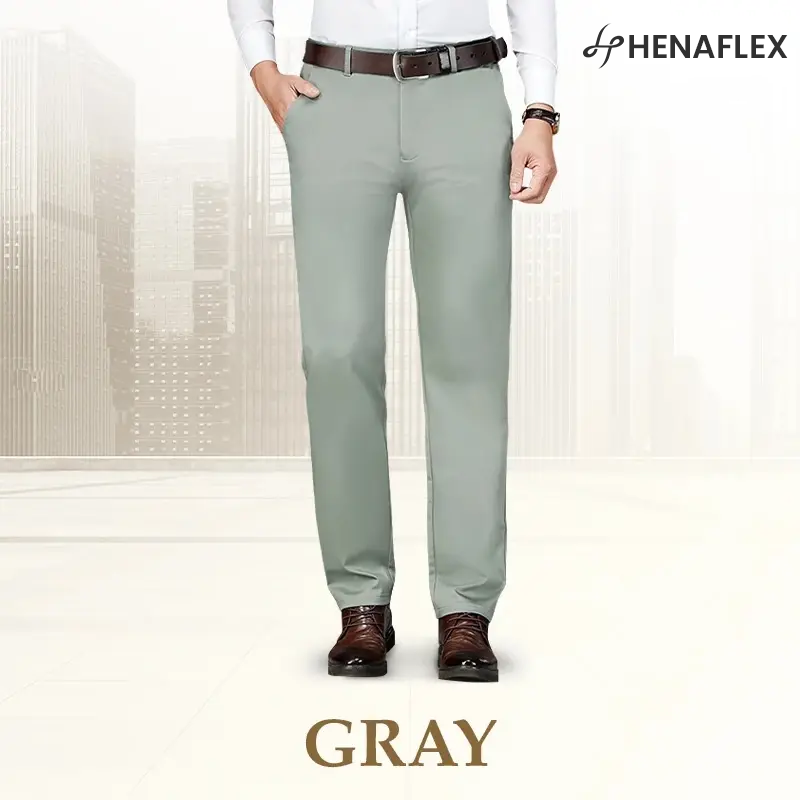 Men's High Stretch Straight Fit Pants