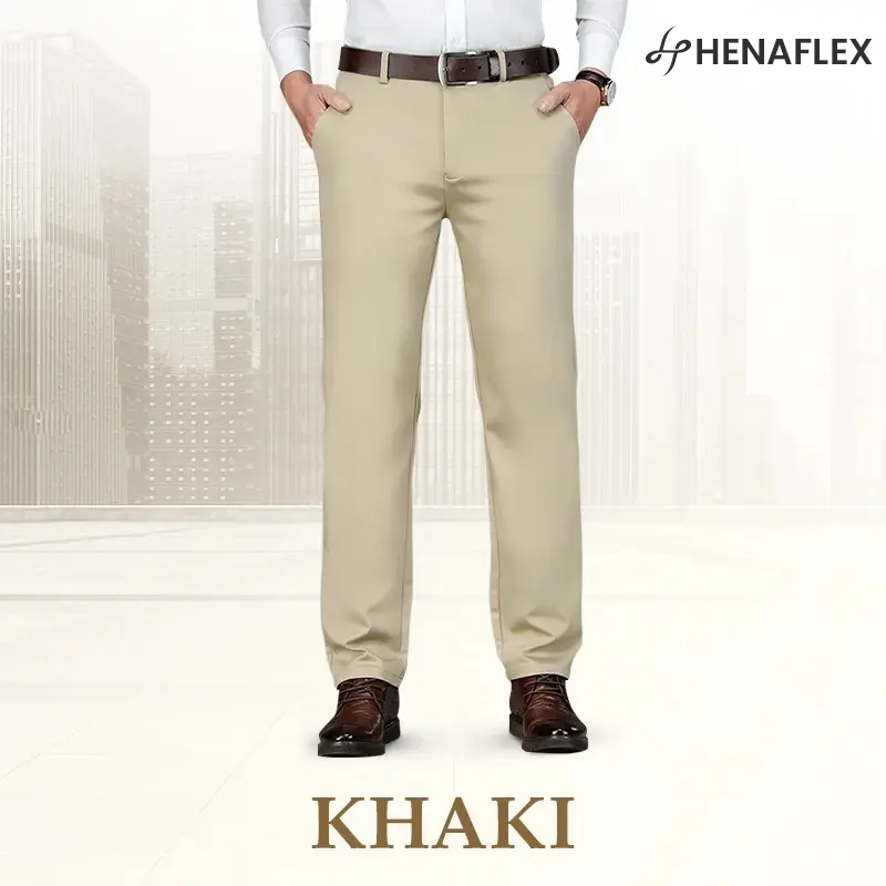 Men's High Stretch Straight Fit Pants