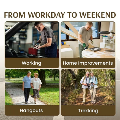 EaseTactic - Flex Fit Zipper-Pocket Durable Pants