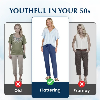 StretchActive - Women's Ultra Soft Stretch Perfect Drape Casual Pants