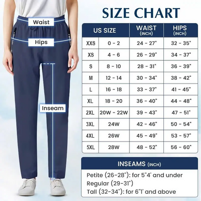 StretchActive - Women's Ultra Soft Stretch Perfect Drape Casual Pants