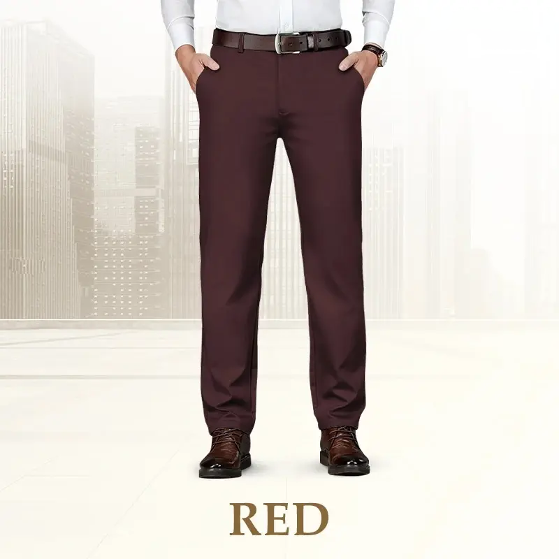 Men's High Stretch Straight Fit Pants